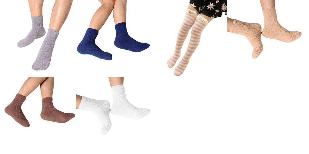 coral fleece socks